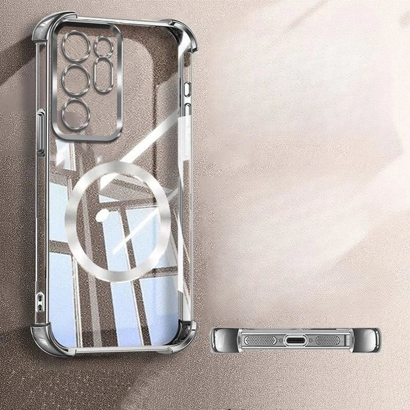 Magnetic For Magsafe Shockproof Case for Samsung Galaxy S26 S25 Edge S24 S23 S22 S21 S20 FE Ultra Plus Wireless Charging Cover