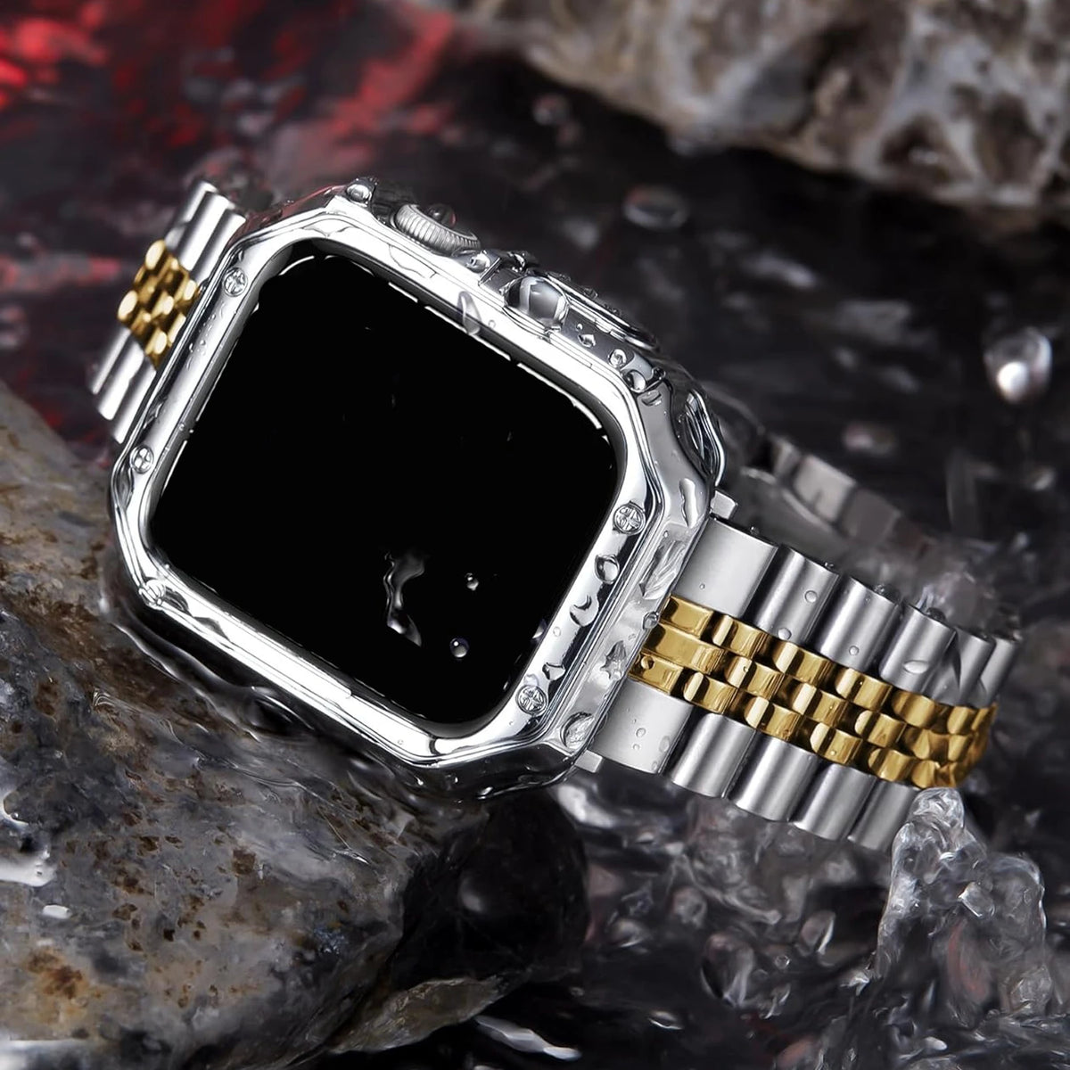 Stainless Steel Strap For Apple Watch Band Series 12/11/10/9/8/7/6/5/SE 3 Metal Bracelet For iWatch Ultra 4 49mm 45mm 44mm 46mm