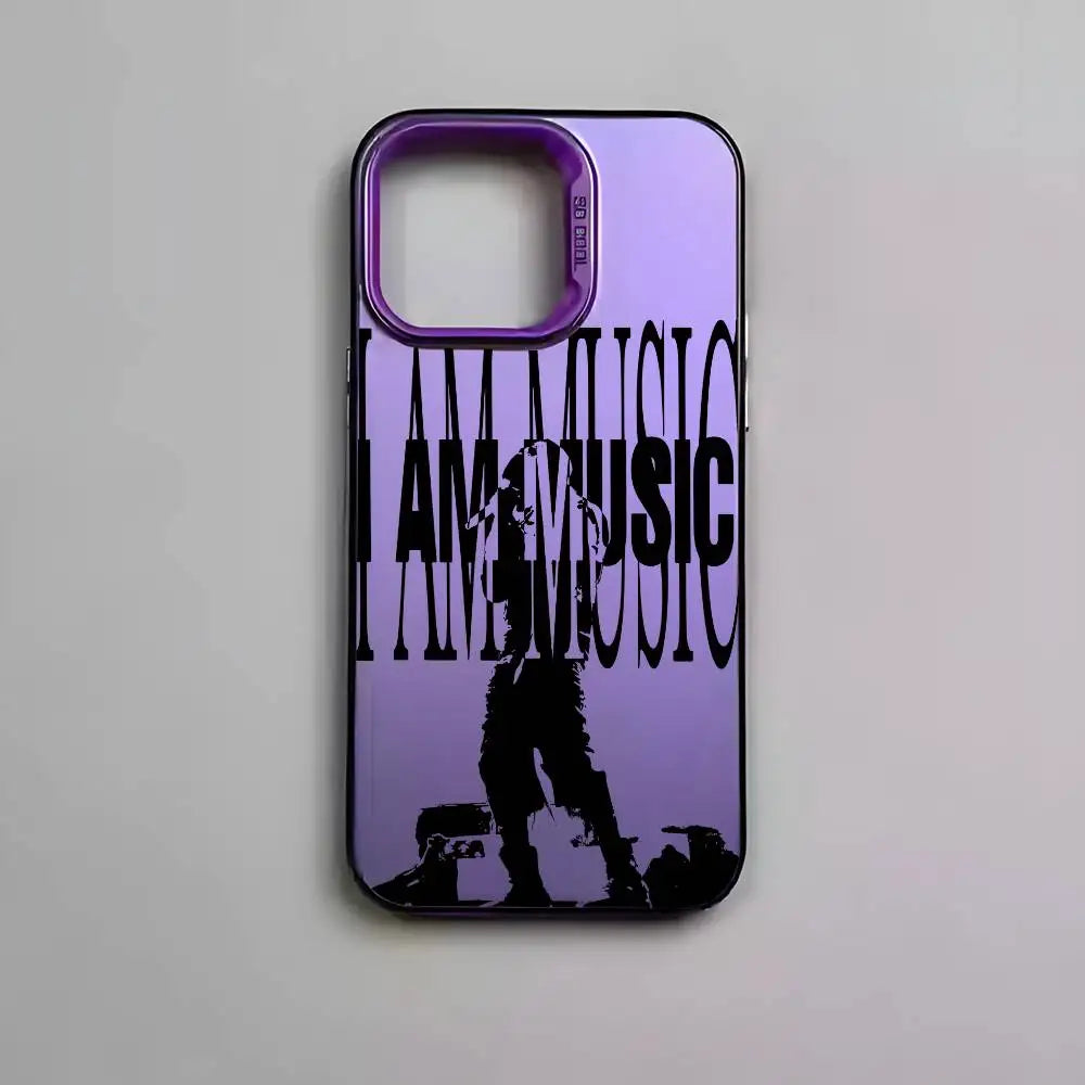 P-playboi Carti I AM MUSIC Phone Case For IPhone 17 16 15 14 13 12 11 Pro Max Air Multicolor Matte Laser Metallic Aurora Funda