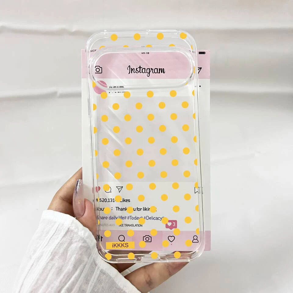 INS Korea Cute Wine Red Black Polka Dots Phone Case For Google Pixel 9 Pro XL 10 8 Pro 6 7 7A 8A 5G Clear Soft TPU Cover Fundas