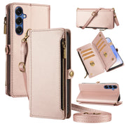 For Galaxy Galaxy S25 Ultra S24/S23/S22/S21/S20/S10/S9 Mobile Phone Case Flip Wallet Style with Multiple Card Slots for Coins and Cards Faux Leather Phone Protective Cover