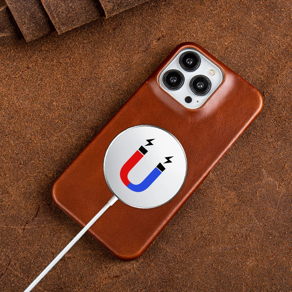 Genuine Leather Case For Iphone 14 Pro Max Cover Luxury Business Phone Aesthetic Vintage Retro For Iphone 13 12Pro 15 XR Coque