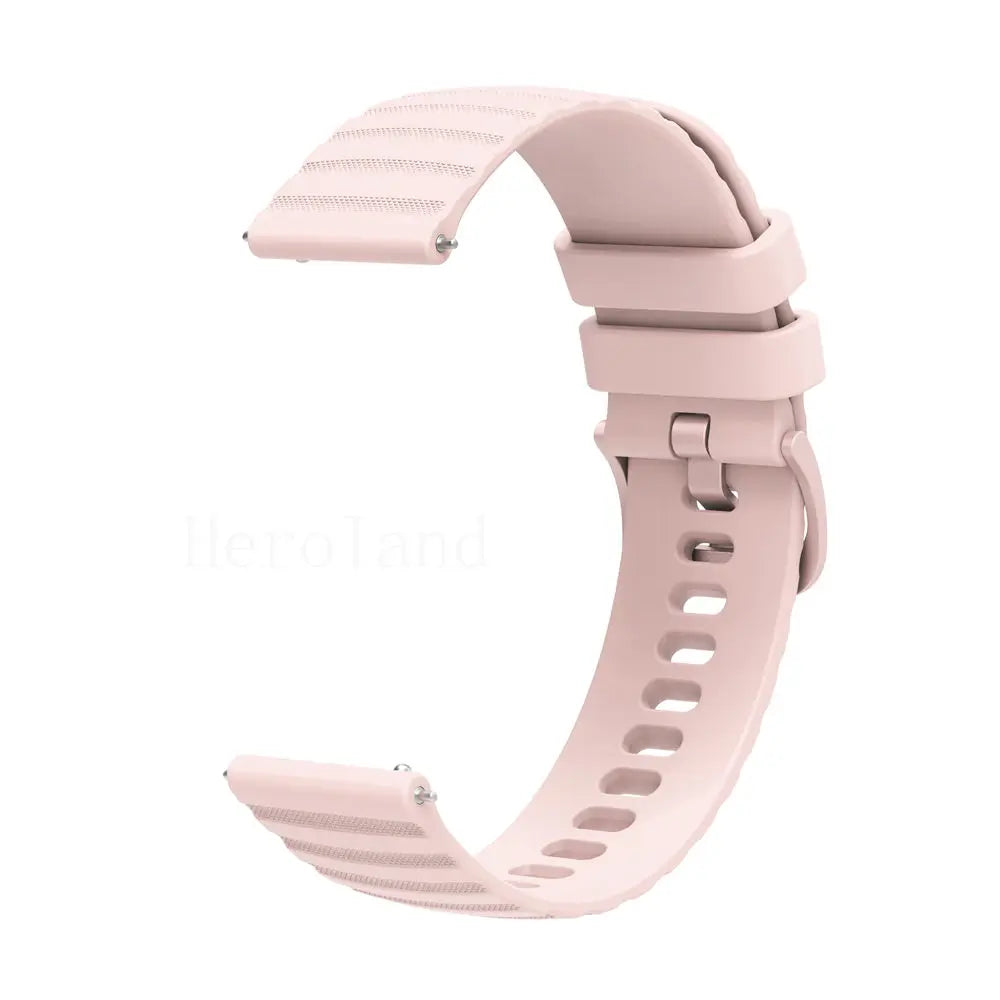 Premium Silicone Watchband WatchStrap Silicone Bracelet Quick Release Rubber Strap WristBand 18mm 20mm 22mm Width Replacement