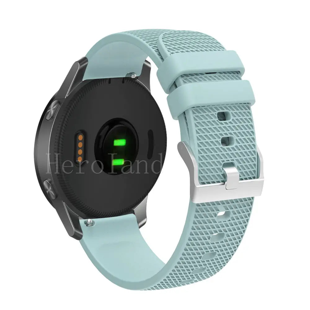 Premium Silicone Watchband WatchStrap Silicone Bracelet Quick Release Rubber Strap WristBand 18mm 20mm 22mm Width Replacement