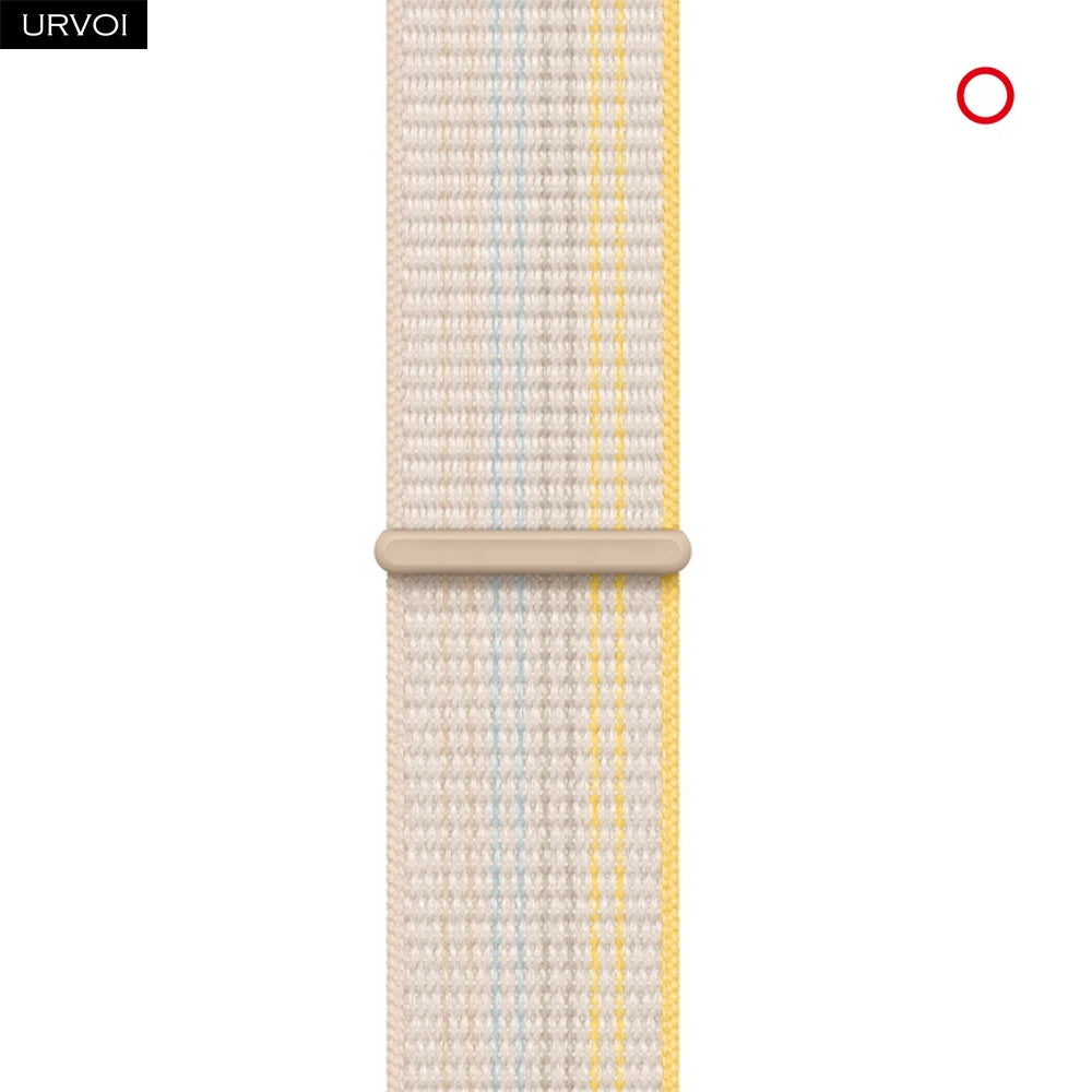 URVOI Sport Loop for Apple Watch Ultra 4 3 2 Series 12 11 10 9 SE3 Nylon Strap for iWatch Sport Band Hook&Loop Fastener 46 49mm