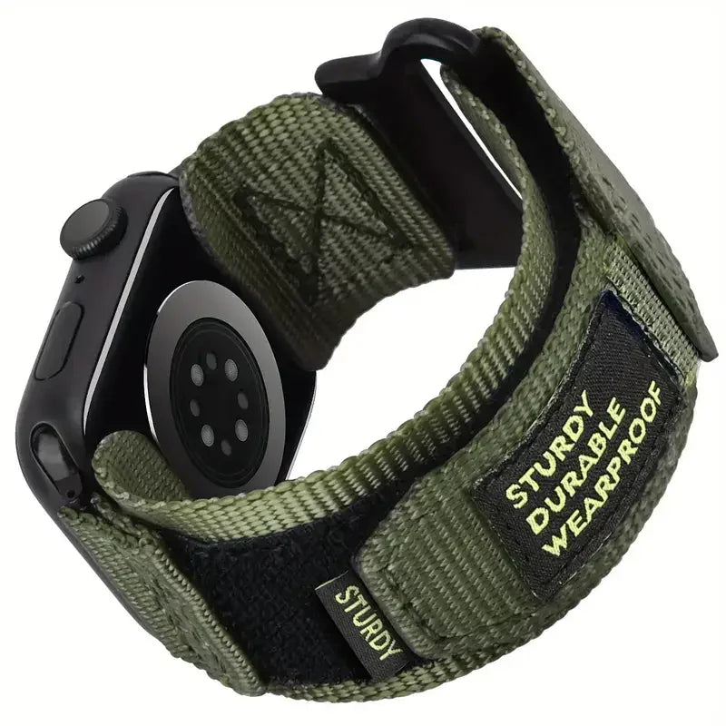 Compatible with Apple Watch Band Series 9/8/7/6/5/4/3/2/1/SE/Ultra, Nylon Sports Strap with Woven Design for 49mm 42mm/44mm/45mm