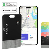 RSH Thin Wallet Card Tracker Wireless Charging Smart Tag Bluetooth Air Tag for Apple Find My APP IOS Keys Suitcase Bag Locator