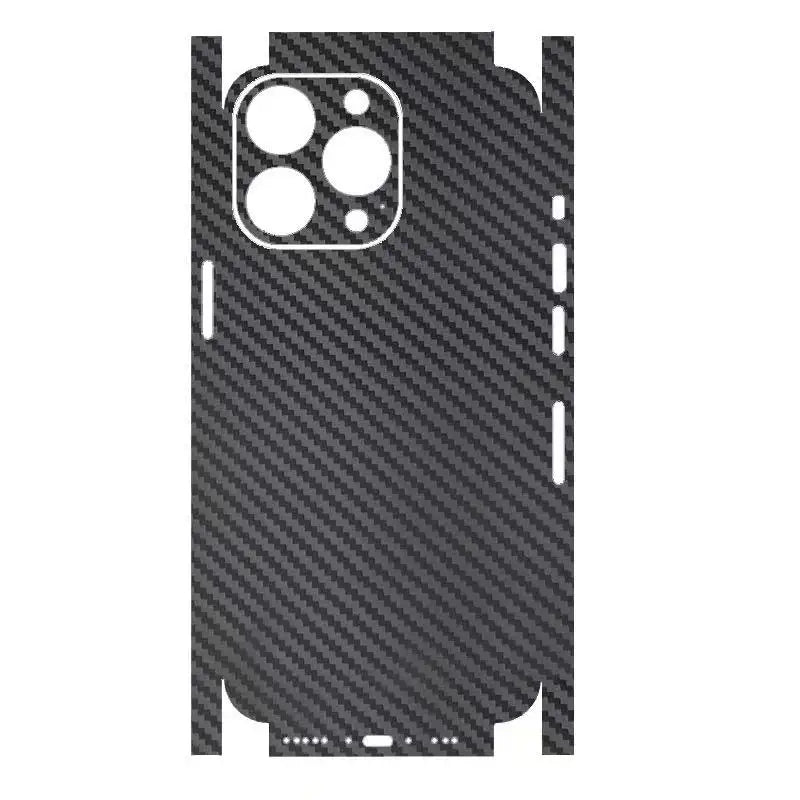 2PCS/LOT Carbon Skin Sticker For iPhone 17 16 15 14 13 Pro Max Mini Plus Back Cover Stickers Protection Film