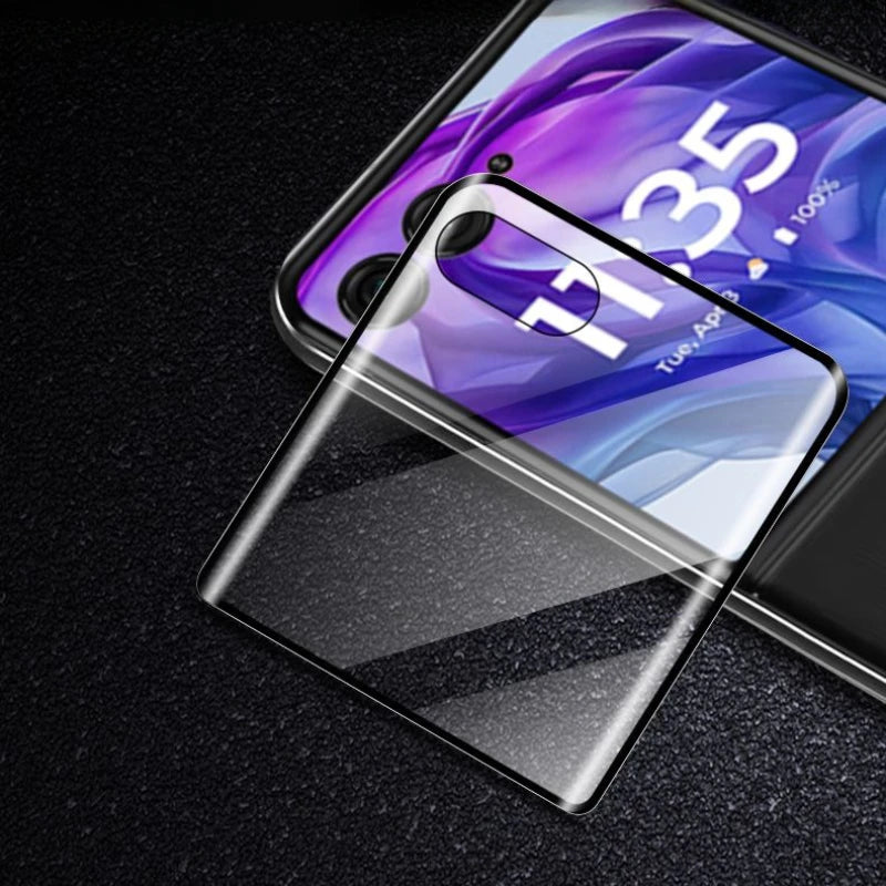 3D Curved Tempered Glass Screen Protector For Motorola Moto RAZR 50s 50Ultra Razr 50 Clear Full Cover Protective Film