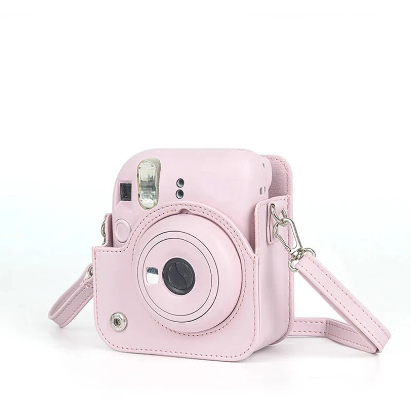 For Instax Mini 12 Camera Case PU Leather Soft Protective Case Trave Bag for Fujifilm Film Camera Bag with Shoulder Strap new