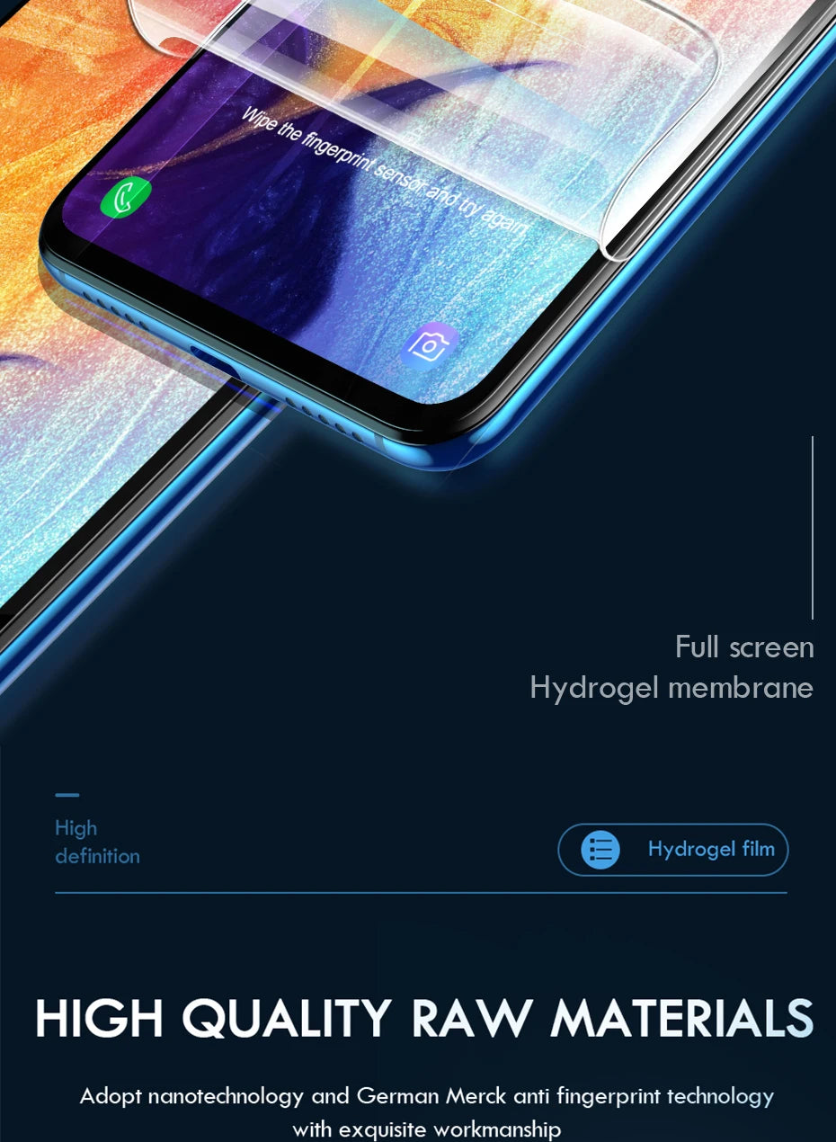 2in1 HD Full Hydrogel Film For Motorola Razr 50 Ultra 40 2019 2020 2022 50Ultra Razr40 Plus Protective Screen Protector Cover