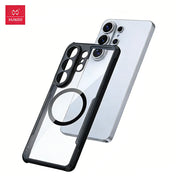 Xundd For Samsung Galaxy S25 S26 Ultra S26 Plus Magnetic Ring Case Camera Protect Airbag Shockproof Shell with 360° Spin Holder