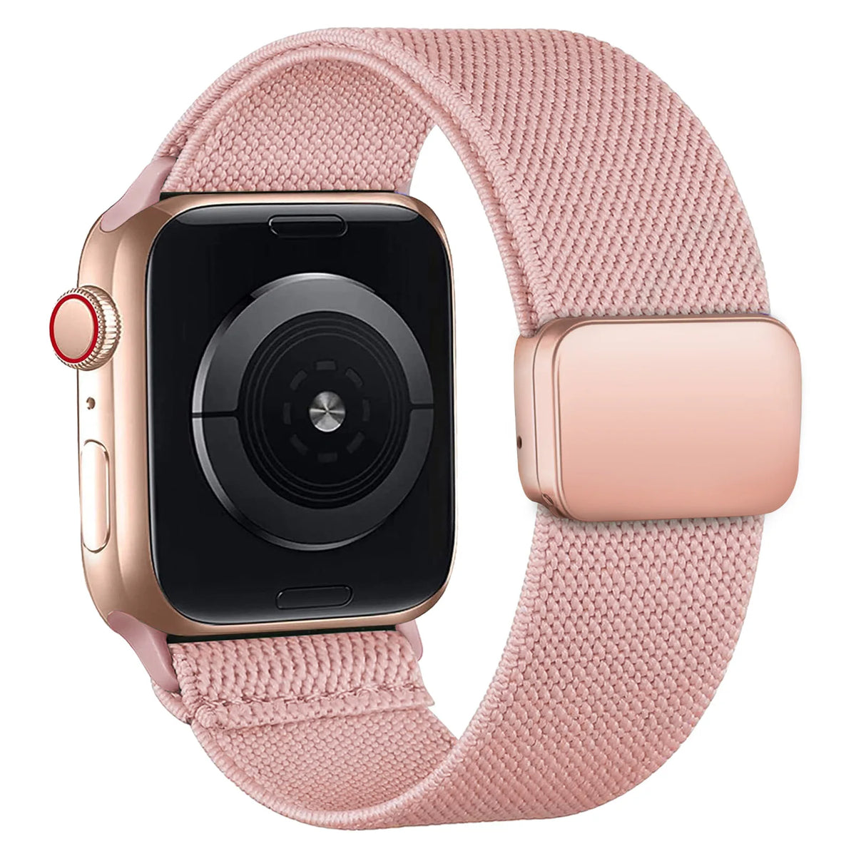 Magnetic Loop For Apple Watch Band 40mm 44mm 45mm 49mm 41mm 38 Nylon sport bracelet iwatch ultra 4 3 2 Series 12 11 10 9 8 se