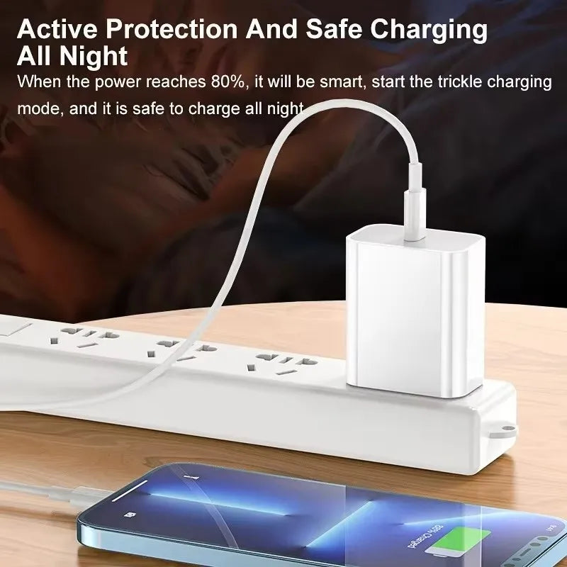 35W PD Fast Charging USB C Cable For iPhone 6 6S 7 8 14 Plus 11 12 13 14 Pro Max X XR XS Max SE Quick Charge USB Data Sync Cable