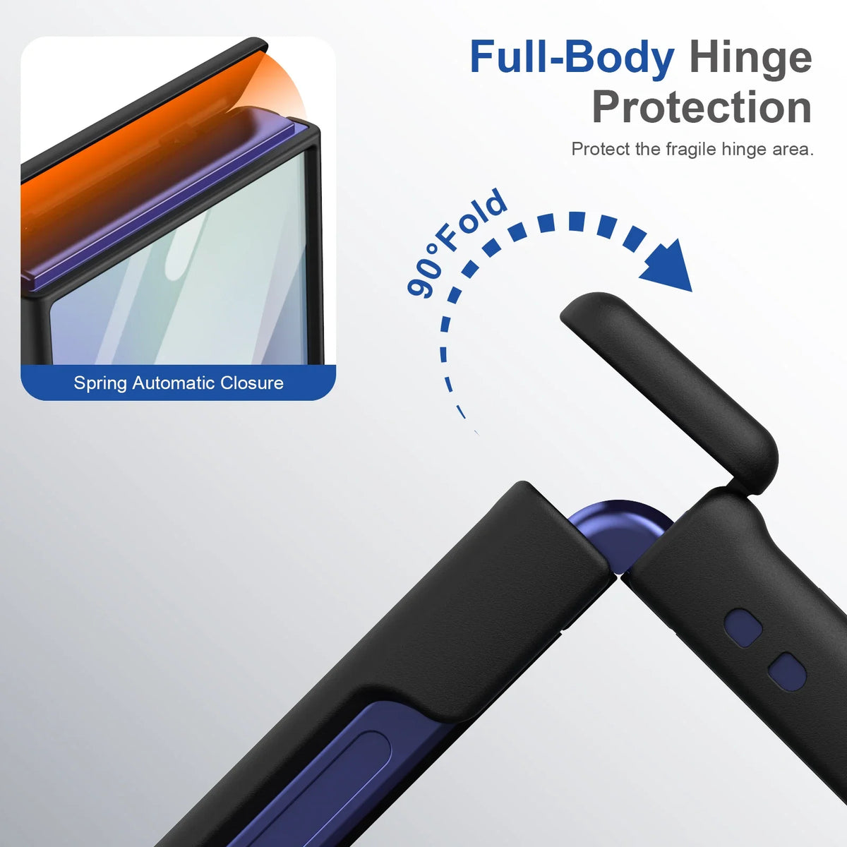 Hinge Protective Magnetic for Samsung Z Flip 8 7 FE 6 5 4 3 with Tempered Protective Film Phone Case for Samsung Galaxy Z Flip 8