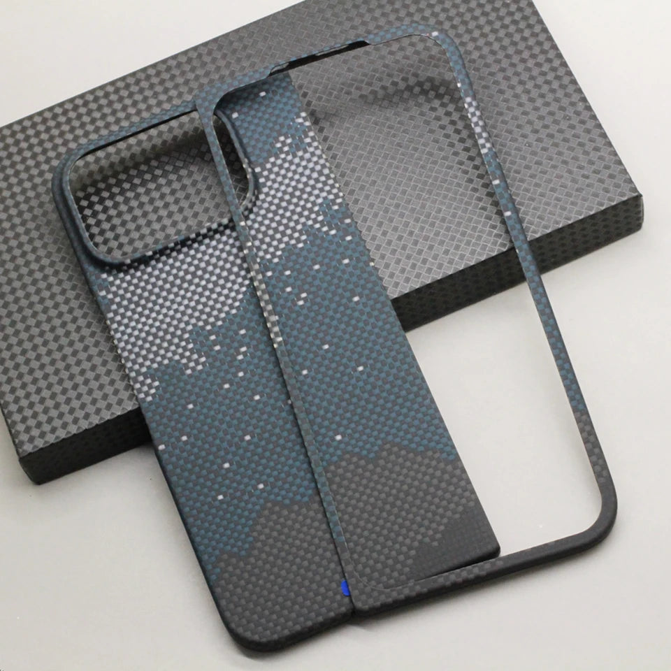 Kevlar Carbon Fiber Magnetic Case for Google Pixel 10 Pro Fold Cover Luxury Aramid Fiber Pixel 10 Pro Fold Magnetic Case
