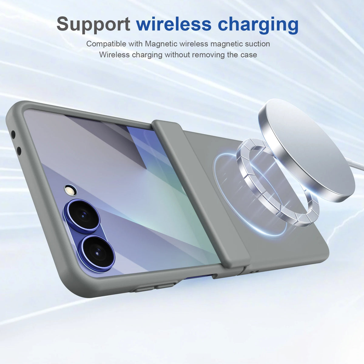 Hinge Protective Magnetic for Samsung Z Flip 8 7 FE 6 5 4 3 with Tempered Protective Film Phone Case for Samsung Galaxy Z Flip 8