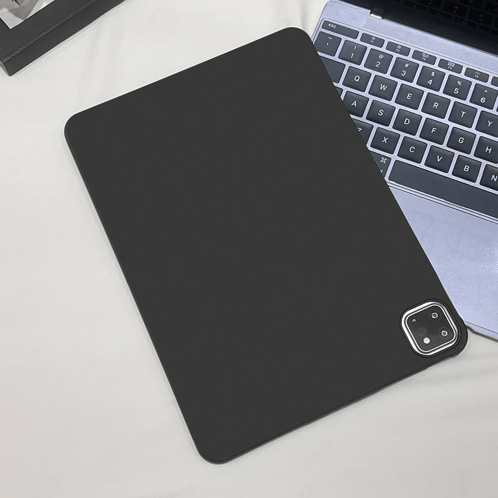 Tablet Case For Xiaomi Redmi Pad SE 2 Pro 12.1 8.7 10.61 Pad 5 6 7 8 Pro 2024 11.2" 11 7S 6S Soft Silicone Black Back Cover Case