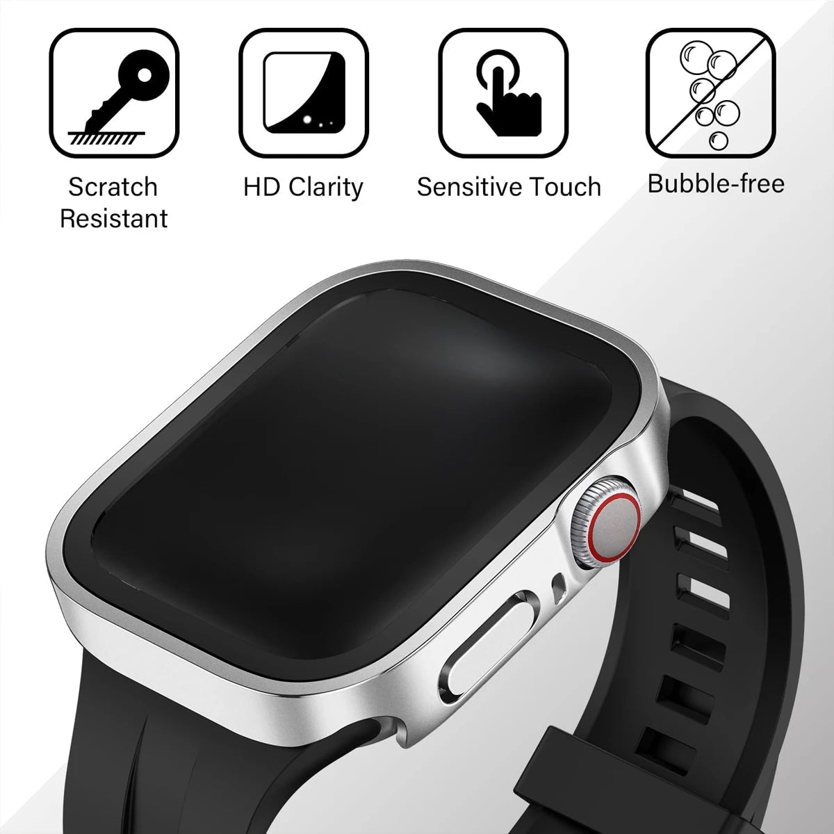 Aluminum Alloy Case for Apple Watch Ultra 3 2 1 49mm 45mm 44mm Full Coverage Waterproof For Iwatch Series 11 10 46mm 9 8 7 6 SE