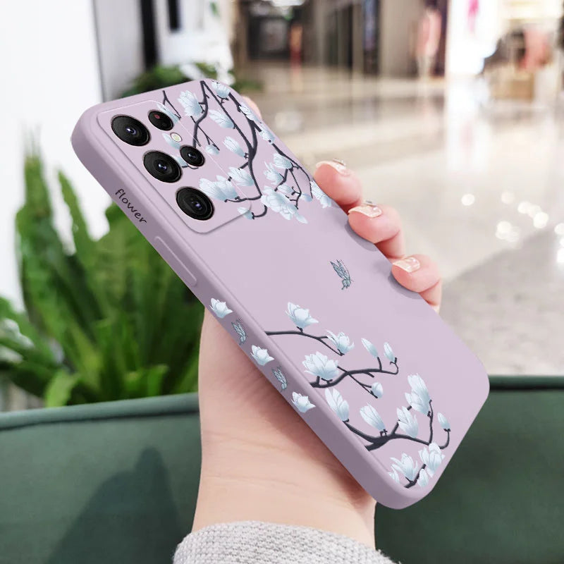 Tree Branch Phone Case For Samsung Galaxy S25 FE S24 S23 S22 S21 S20 Ultra Plus FE S10 Note 20 ultra 10 Plus Cover