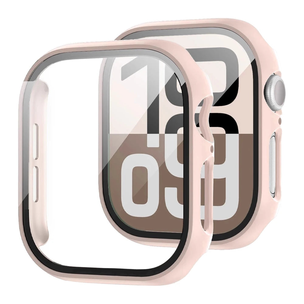 Cover For Apple Watch Case 12 11 10 46mm 42mm Accessories Screen Protector Tempered Glass PC Bumper iWatch Series 11 Protective