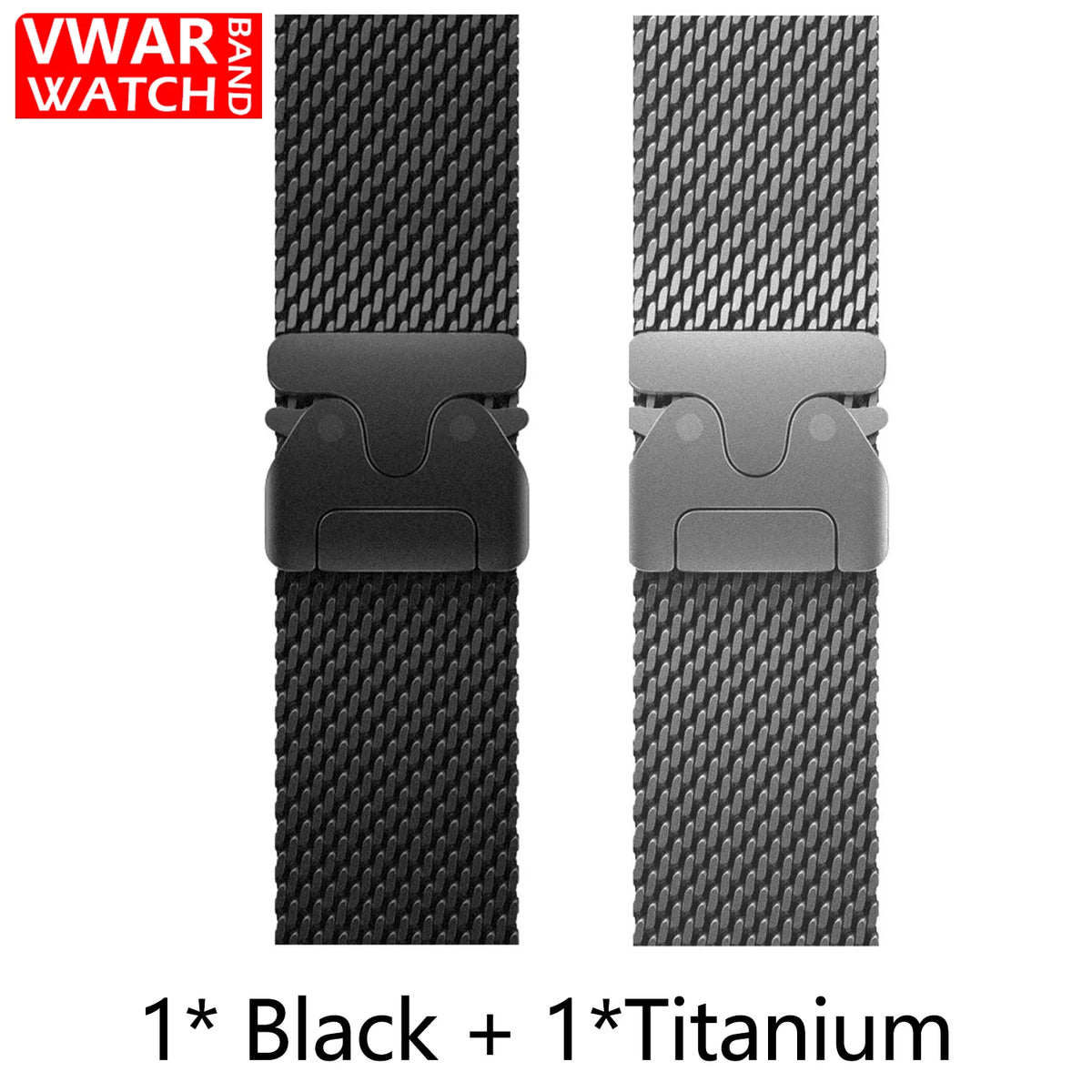 Titanium Band for Apple Watch Ultra 4/3/2 49mm iWatch Series 12 11 10 9 8 Natural Titanium Milanese Loop Strap Parachute Buckle