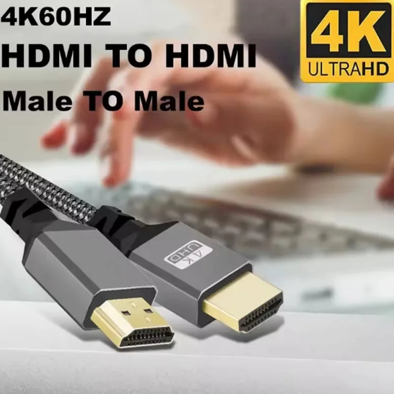 1m 3m 5m 10m 4K HDTV HDMI cable ultra-high definition TV laptop projector PS5 PS4 4K 120HZ 48Gbps for soft routing Wired laptop