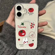 Tomato For Magsafe Phone Case For Samsung Galaxy A56 A16 A17 A55 A36 A53 A35 A06 A07 A26 A34 S26 Ultra S25EDGE S24 FE S23 Capa