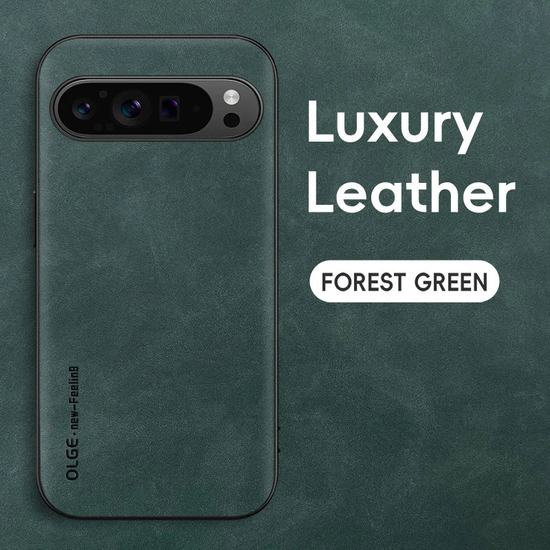 Luxury PU Leather Phone Case for Google Pixel 11 10 9 XL 110A 9A 8A 7A 0Pro 9Pro 8Pro 7Pro Shockproof Protection Soft Back Cover