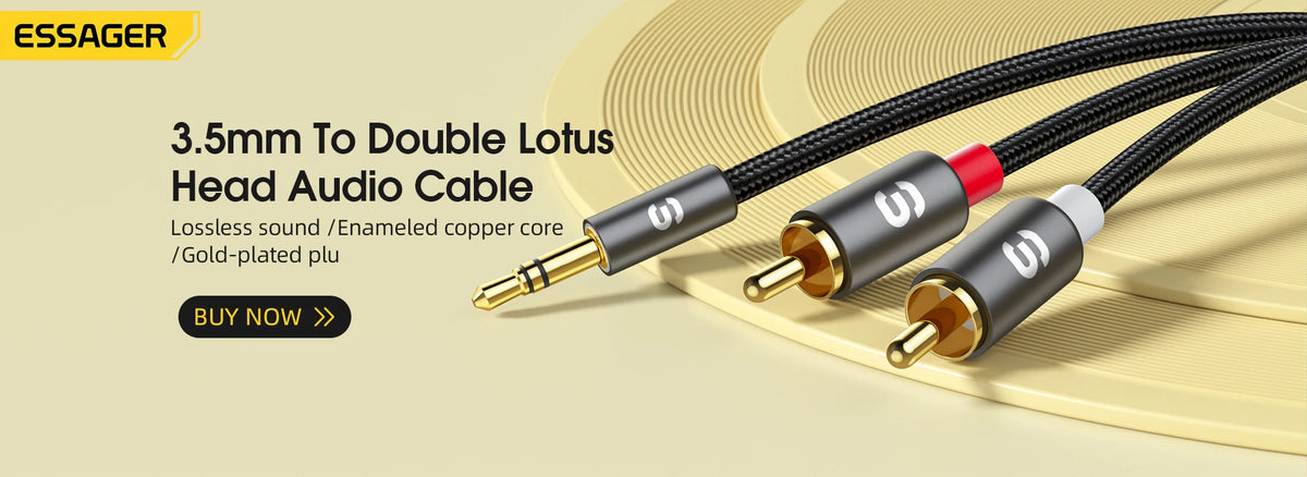 Essager Audio Cable Jack 3.5mm Male to Male Speaker Cord 90Degree Right Angle AUX Cable For Xiaomi Headphone Extension Wire Line