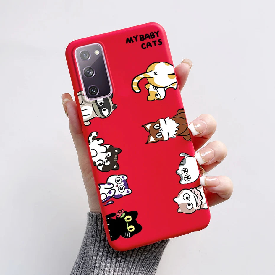 Case For Samsung Galaxy S20 FE Cover Candy Soft Silicone Phone Back Fundas For Samsung S20 Plus GalaxyS20 Ultra S20FE S 20 Cases
