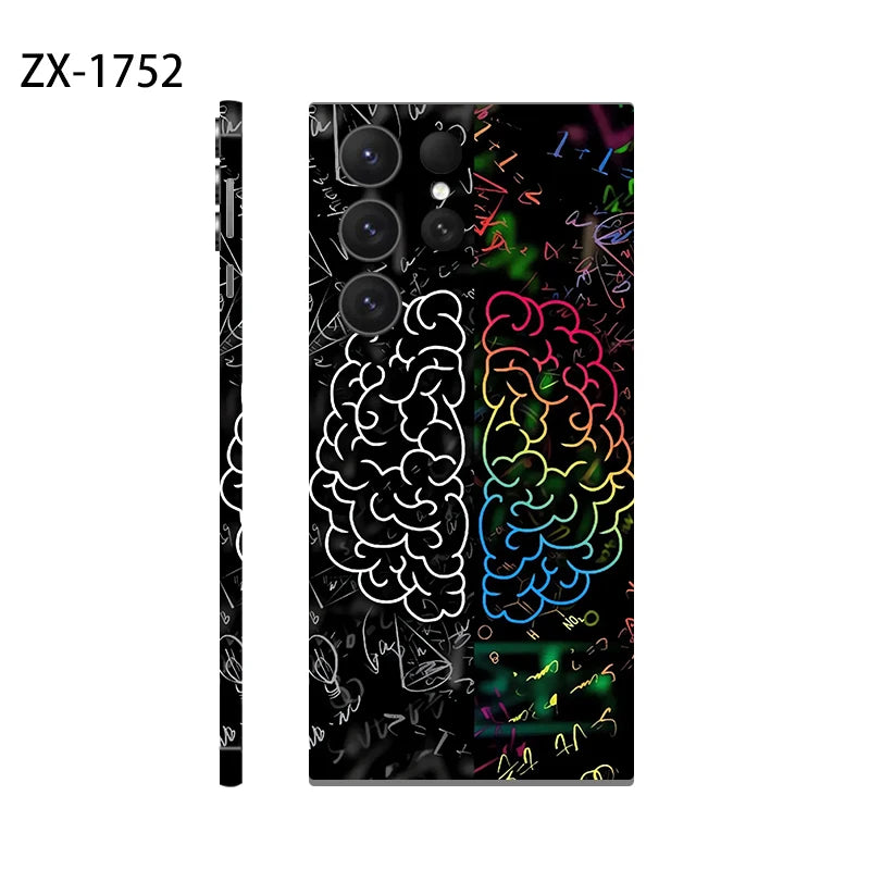 Skin Sticker for Samsung Galaxy S24 S23 S22 S25 Ultra S25 EDGE Decals Back Film Cover Screen Protector Wrap Ultra Thin