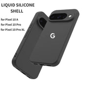 High Quality Original Skin Feel Liquid Silicone Case For Google Pixel 10A 10 9 Pro XL 8 7 6 A Shockproof Bumper Protection Cover