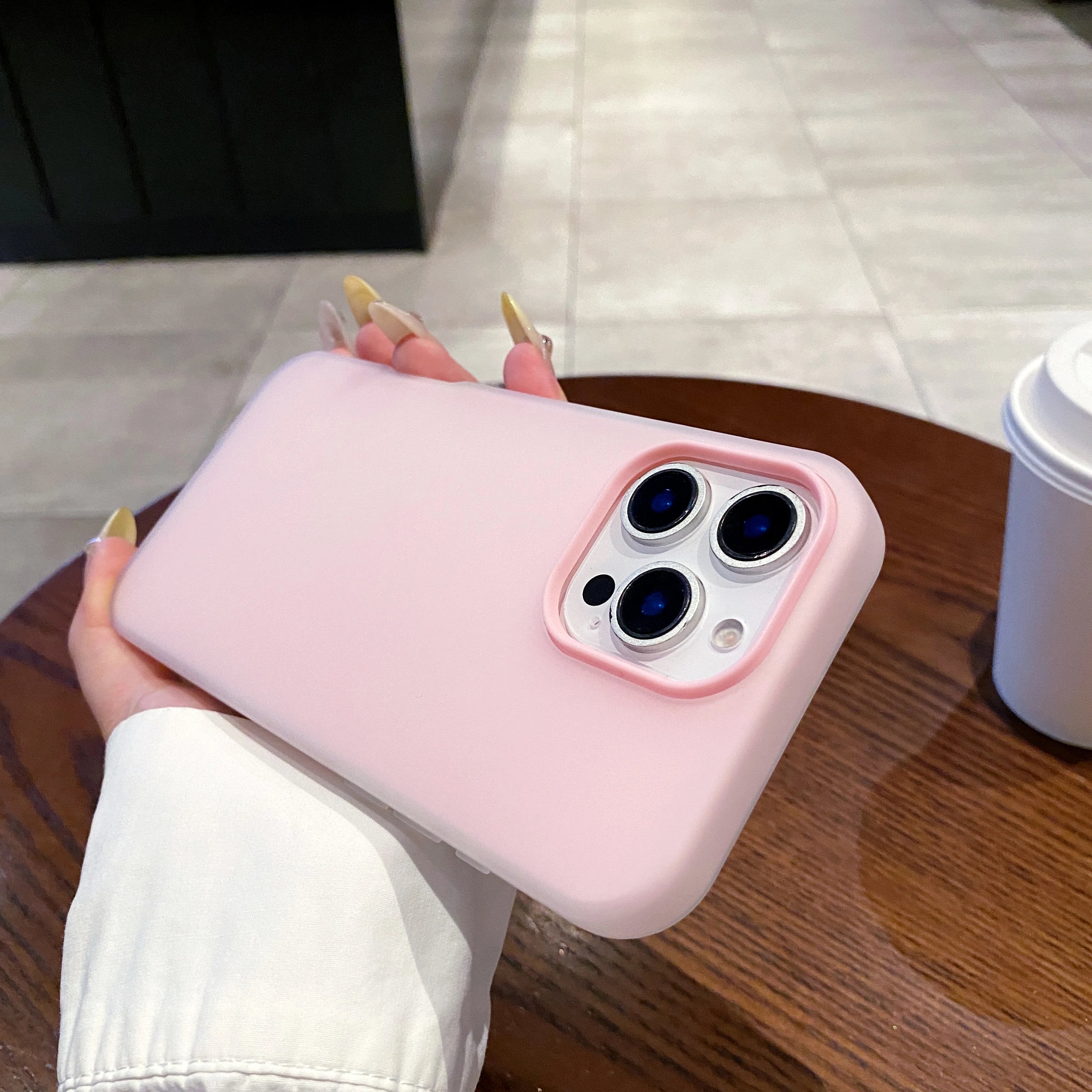 Soft Matte Candy Transparent Phone Case For iPhone 17 16 15 14 13 12 Pro Max Plus X Xs Max XR Shockproof Silicone Bumper Cover