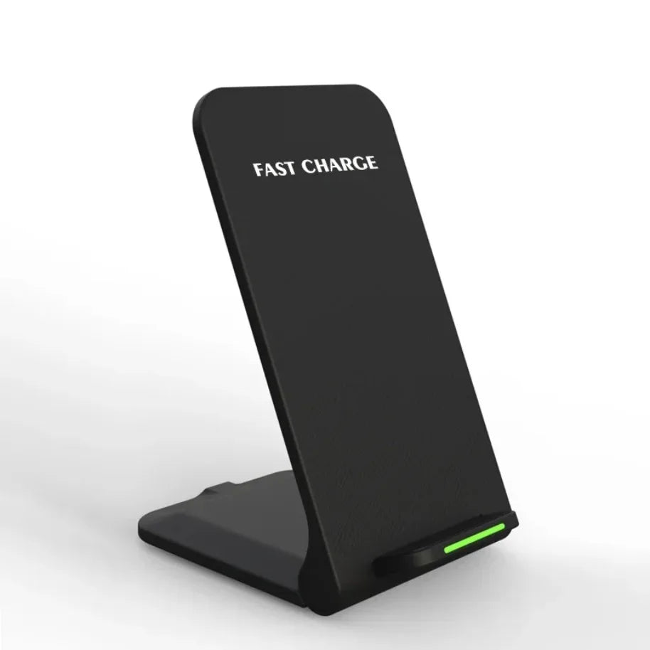 Wireless Charger Stand Pad for iPhone 17 16 15 14 13 12 Pro Samsung Xiaomi Phone Chargers Induction Fast Charging Dock Station