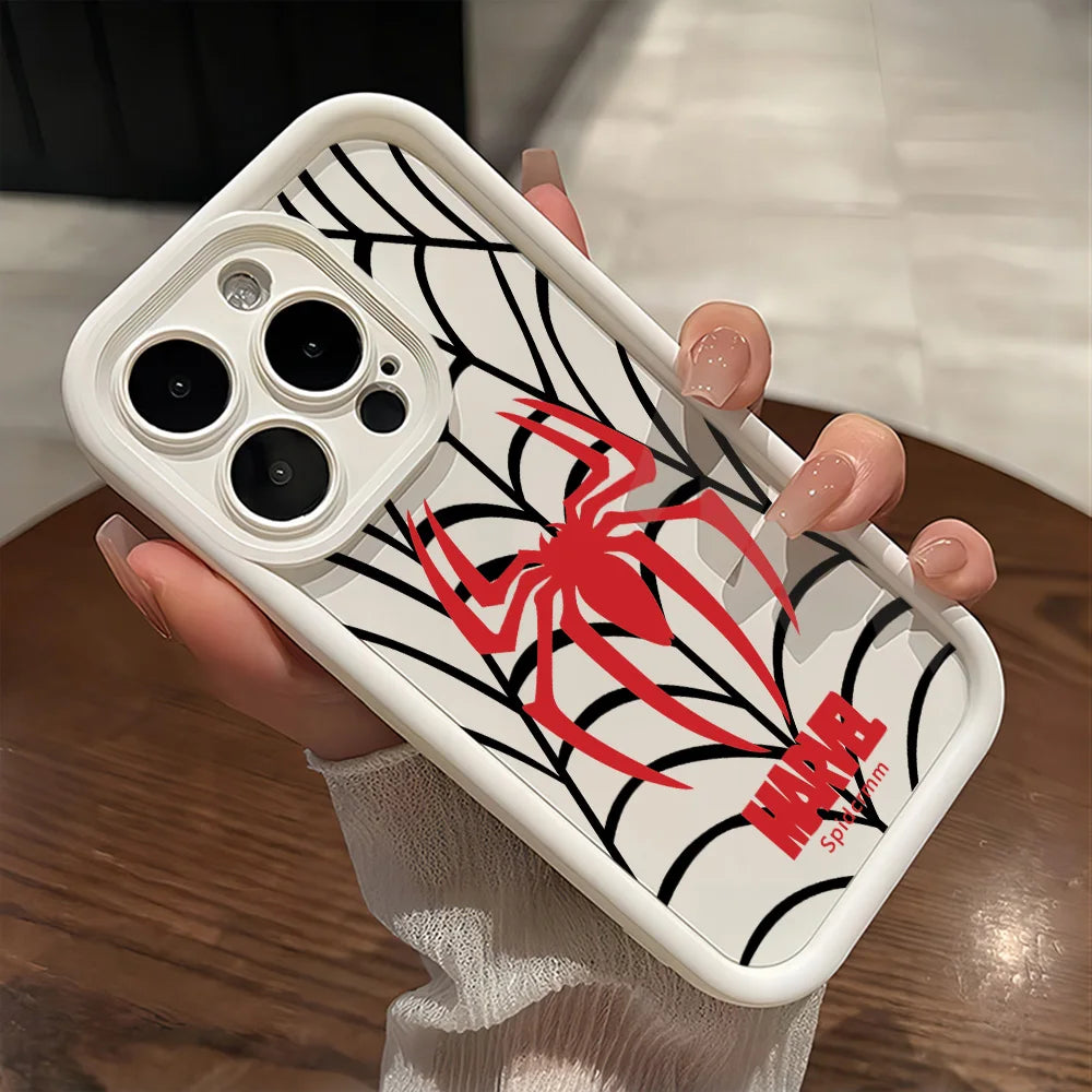 Anime Spidermans Cool Phone Case for iPhone 17e 17 16e 16 15 14 13 12 11 Air Pro Max XR XS X 7 8 6 6s Plus Soft TPU Back Cover