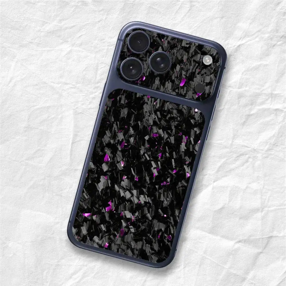 Carbon Pattern Sticker Film Back Skin for iPhone 17 Pro Max