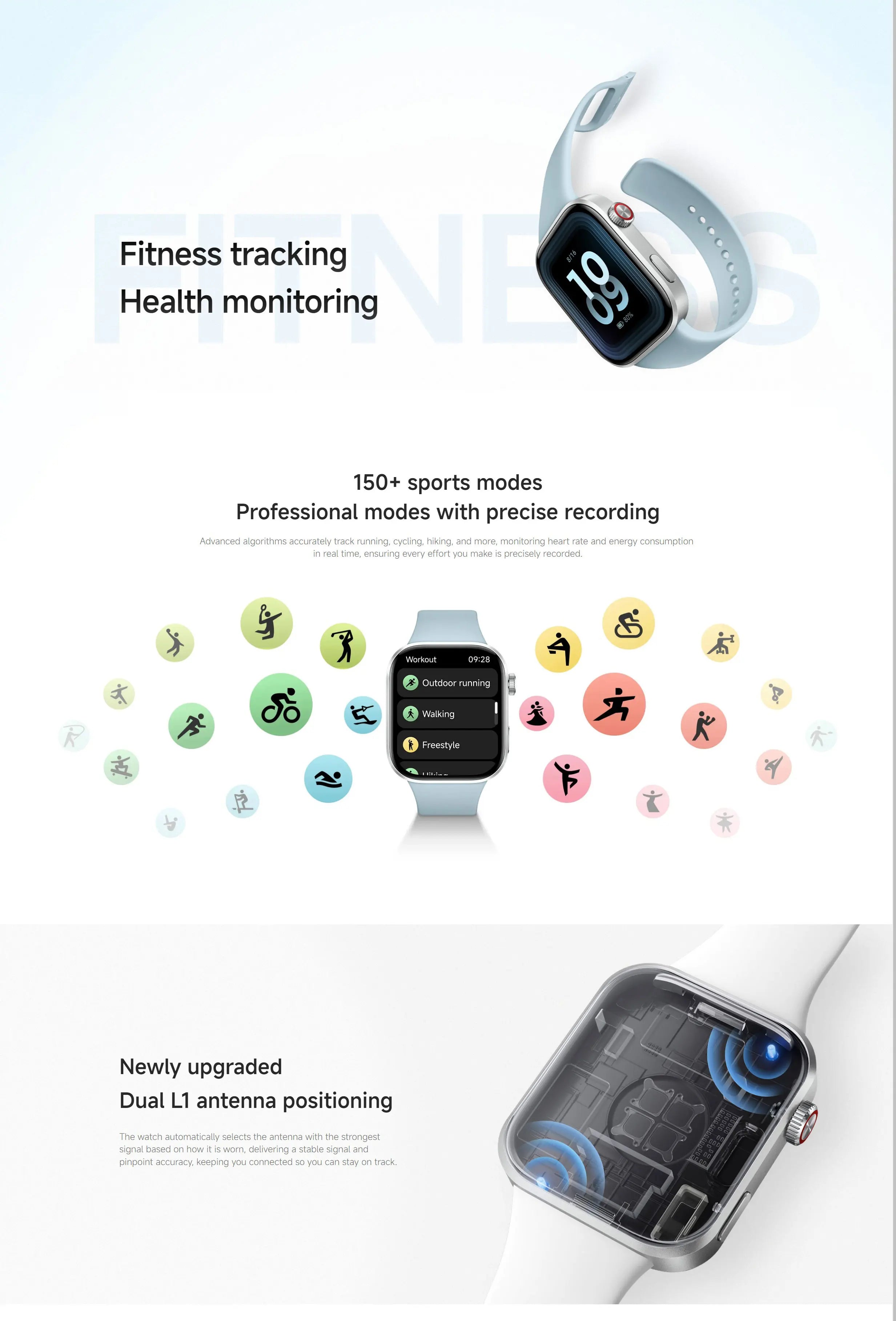 Global Version Redmi Watch 6 2.07" AMOLED Screen 550mAh Battery 150+ Sports Modes 5ATM Water Resistance Xiaomi HyperOS 3