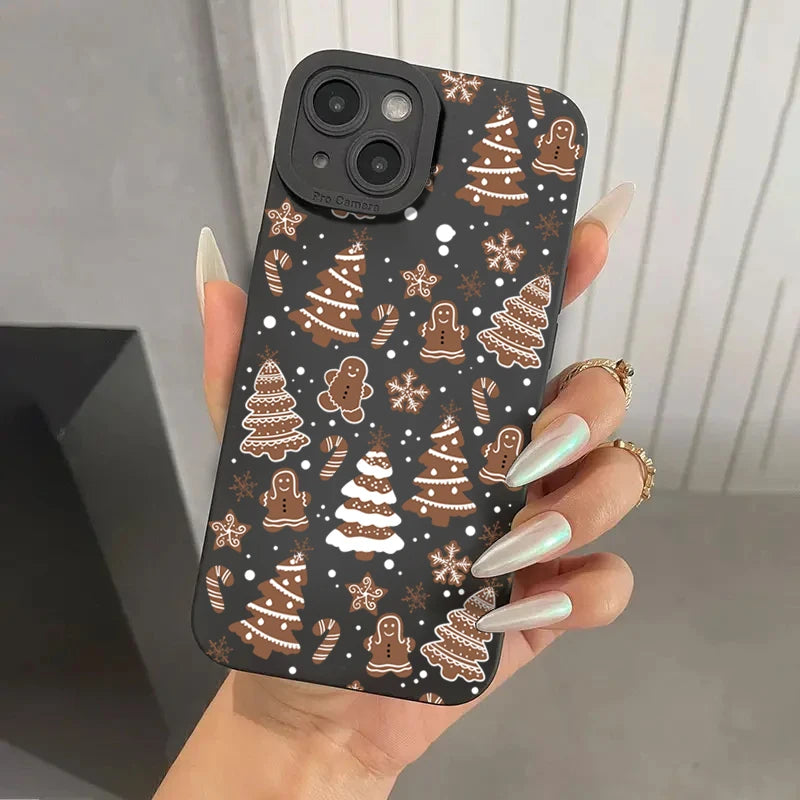 Christmas Tree Graphic Phone Case For Samsung Galaxy S26 S25 S24 S23 Ultra S22 Plus S21 FE A16 A35 A55 A34 A54 A33 A53 A52 Cover