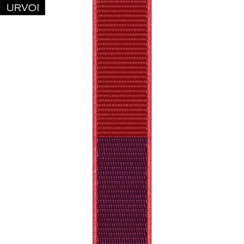 URVOI Sport Loop for Apple Watch Ultra 4 3 2 Series 12 11 10 9 SE3 Nylon Strap for iWatch Sport Band Hook&Loop Fastener 46 49mm
