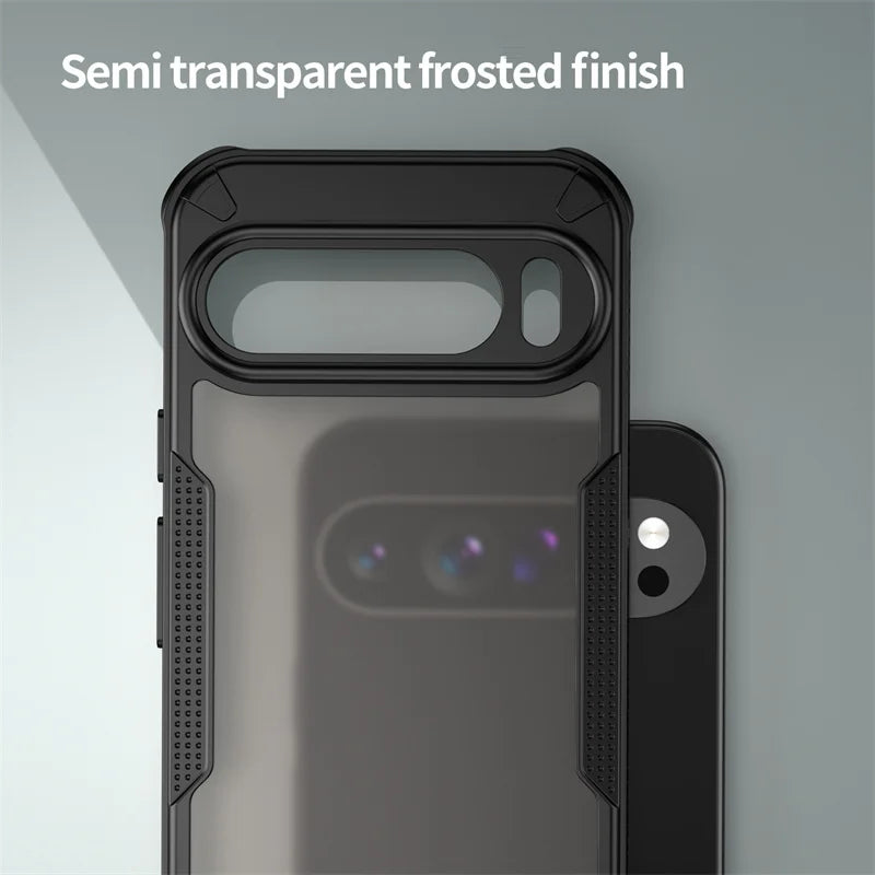 Hybrid Rugged Protective Cover For Google Pixel 10 9 Pro XL 8 Pro 9A 8A Case Shockproof Coque Fundas Capa