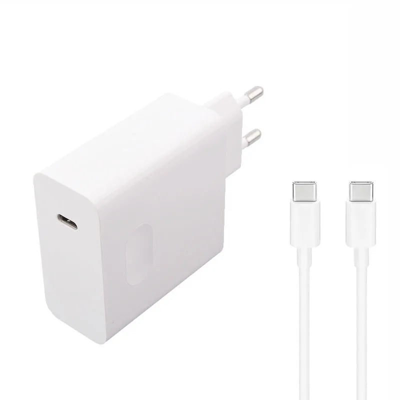 65W 20V 3.25A PD Charger USB C Power Supply Adapter For Xiaomi Mi NoteBook Air 13.3 Redmi Book Pro 14 Laptop 2M USB-C Cable
