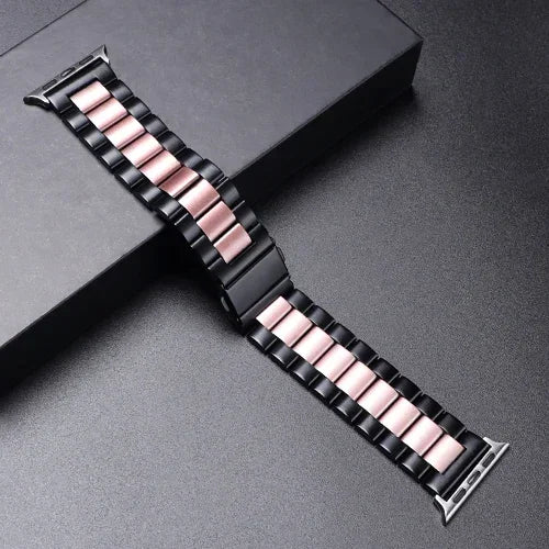 Stainless Steel Strap For Apple Watch Ultra 4 3 2 49 45 41 40 46 38 42 44mm Metal band Bracelet For iWatch Series SE 11 12 9 8 7