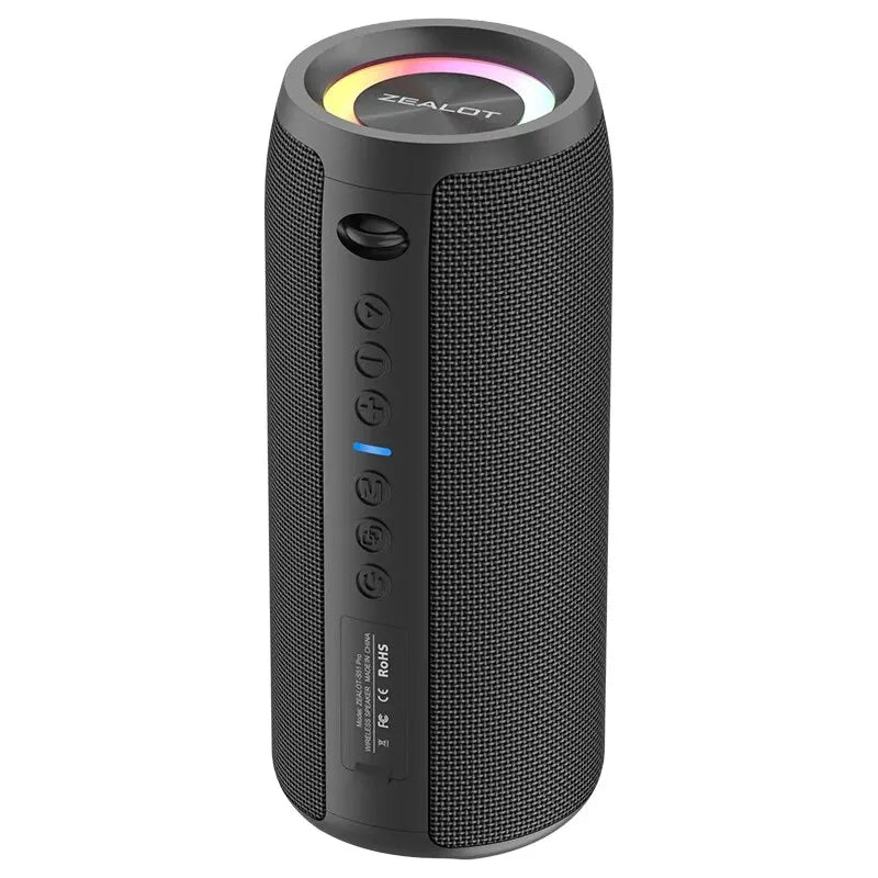 ZEALOT-S51PRO 40W High-power Bluetooth Speaker 3D Stereo Bass Bluetooth Speaker Portable IPX5 Waterproof Suitable TWS Boom Box