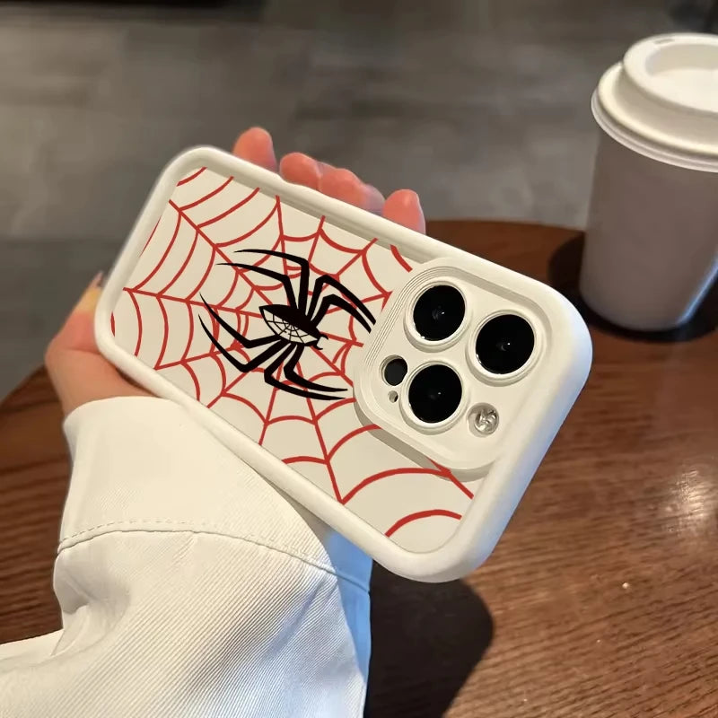 Spider-Man logo Phone Case For Samsung Galaxy A17 A07 A06 A26 A16 A06 A35 A55 A25 A05s A15 A54 A34 A36 A24 4G 5G Soft Back Cover