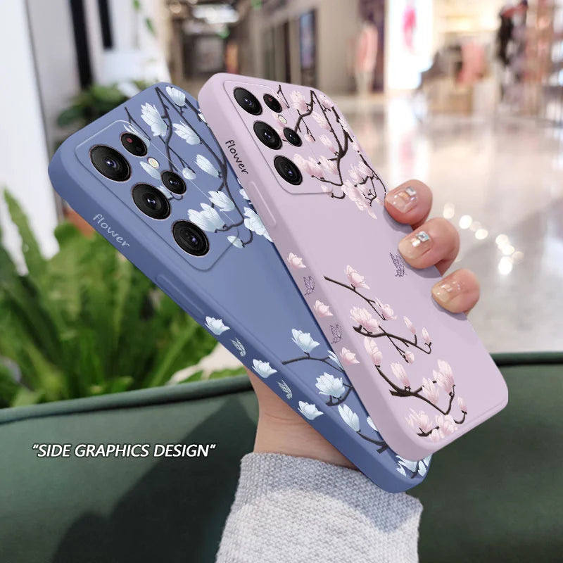 Tree Branch Phone Case For Samsung Galaxy S25 FE S24 S23 S22 S21 S20 Ultra Plus FE S10 Note 20 ultra 10 Plus Cover