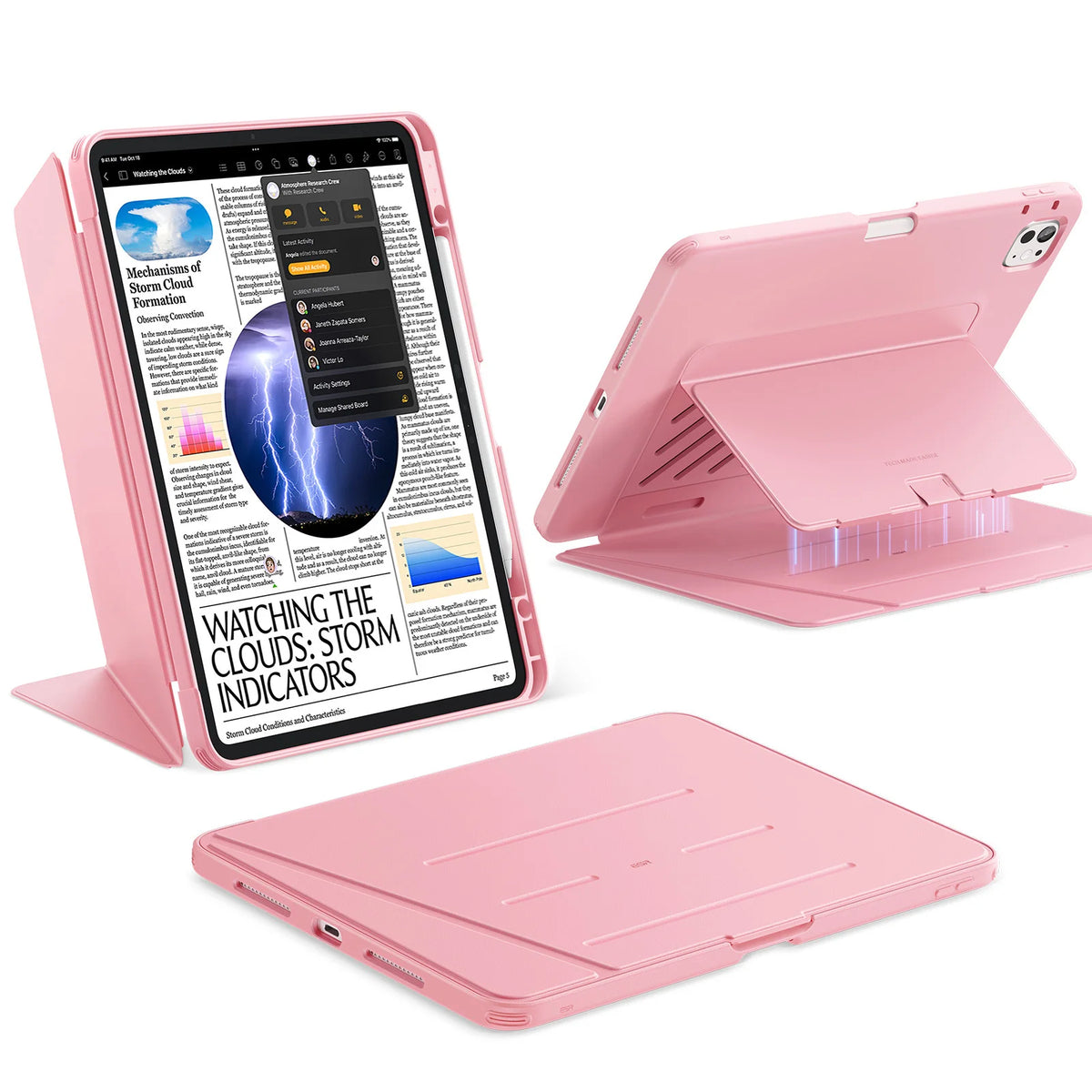 ESR for iPad Pro 13 Inch Case (M5/M4) Rotating Case with Removable Magnetic Cover Shift Series for iPad Pro 13 2024/2025