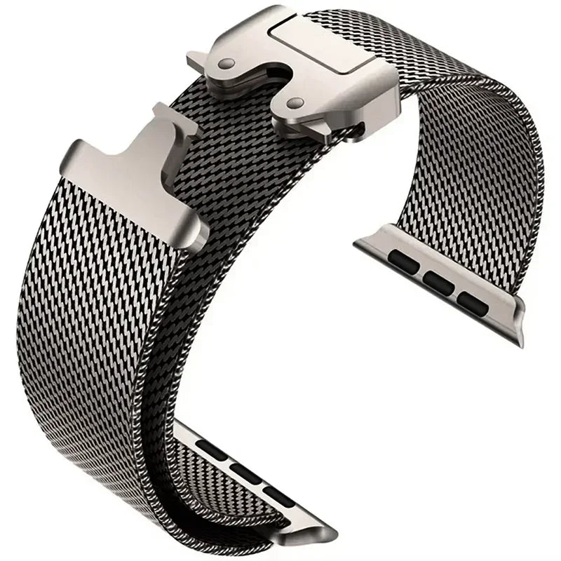 Titanium Straps For Apple watch Series 11 10 9 8 7 6 5 4 SE 3 46mm 42mm 41mm 45mm 44mm 40mm Milanese Loop Ultra 49mm Accessories