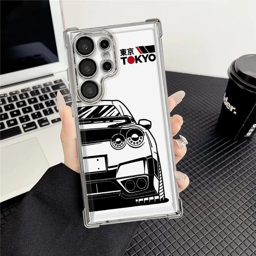 Phone Cover Case for Samsung Galaxy S25 S22 Ultra S24 S25Edge S23 S20 FE S21 Plus J-D-M Dream Car