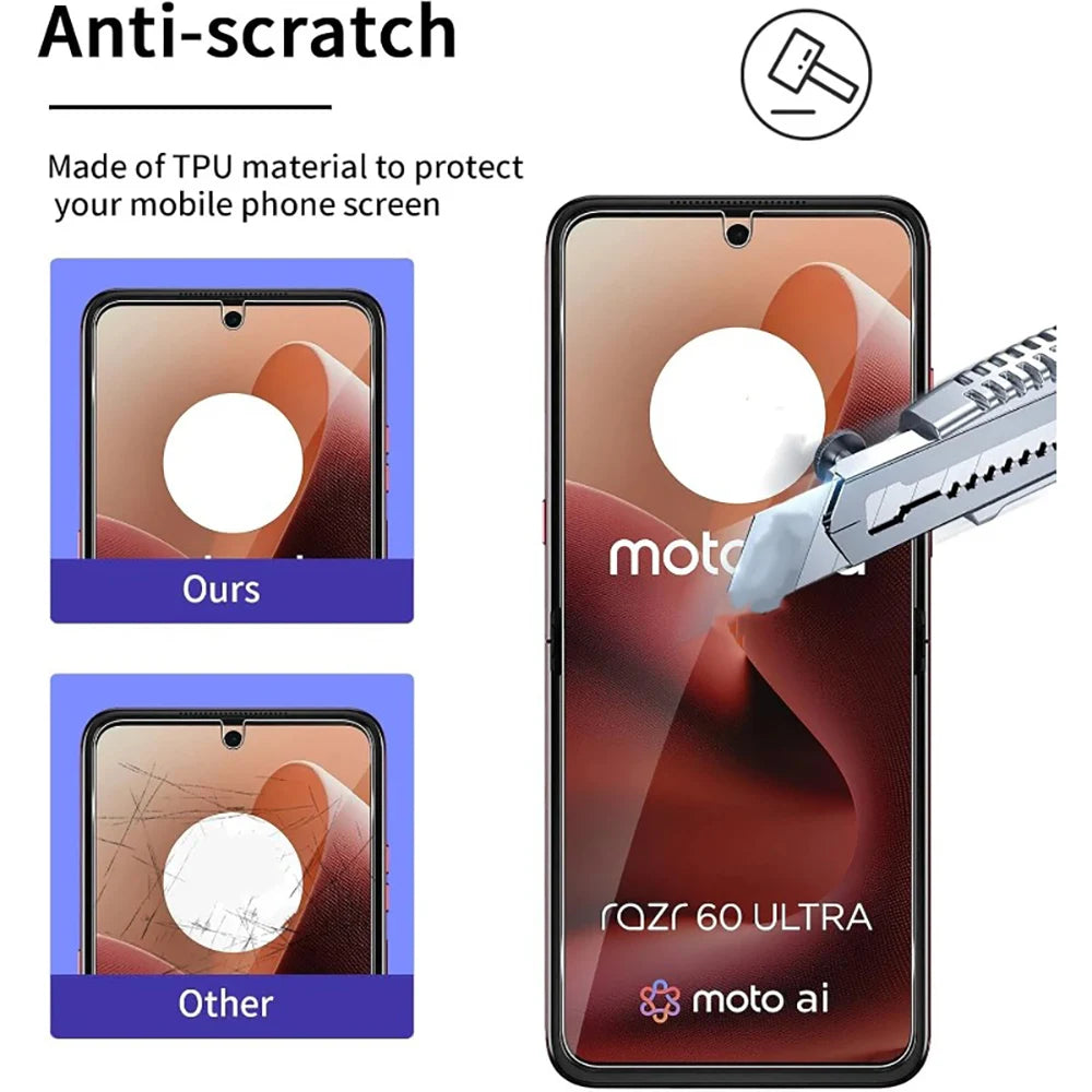 Hydrogel Soft Film For Motorola Moto Razr 70 Plus 70 60 50 40 Ultra 2026 2025 2024 Back Outer Inner Full Body Screen Protectors